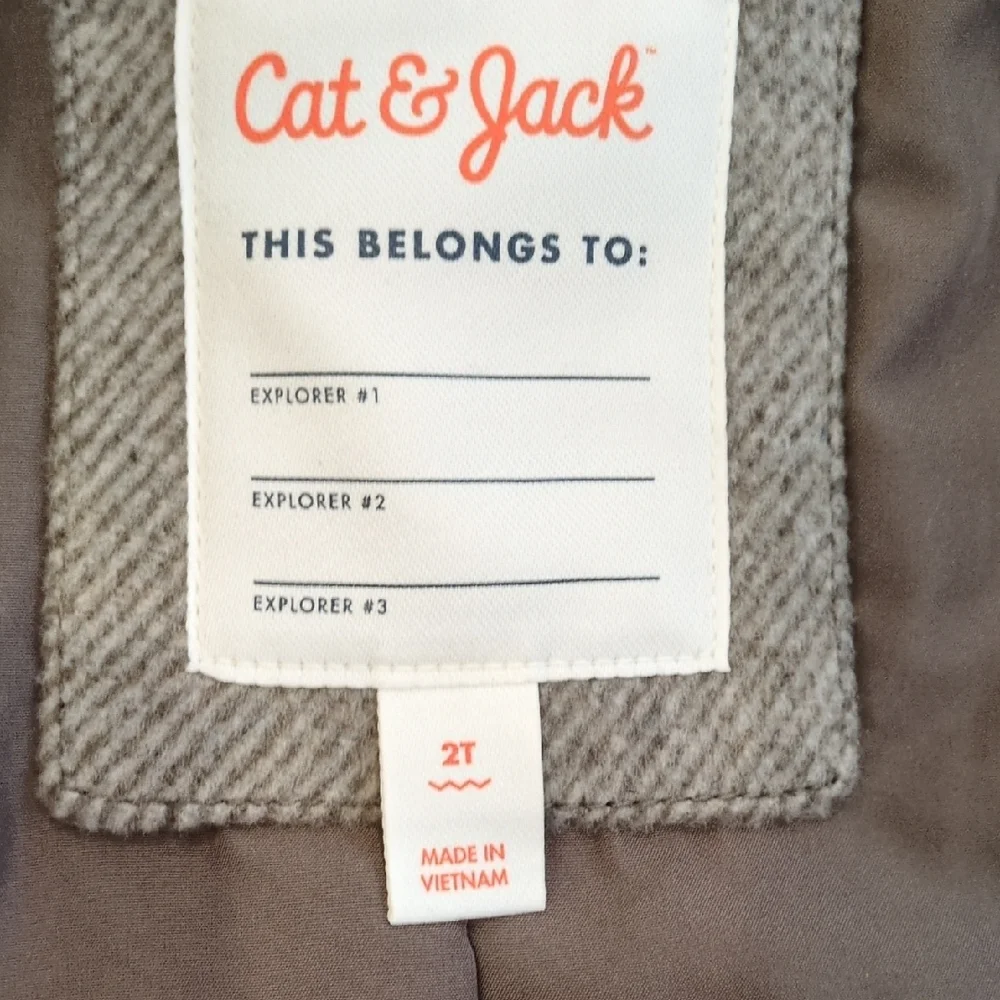 NWOT Cat & Jack Kids' Peacoat